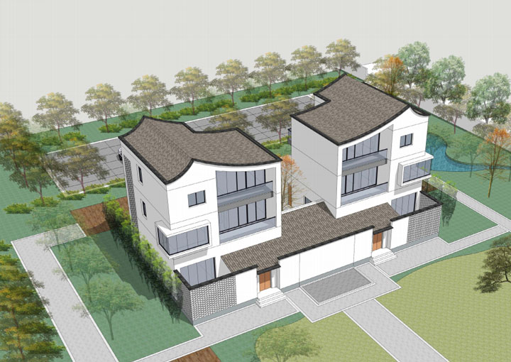 江西吉安泰和 - 家宅建筑方案设计(图3)